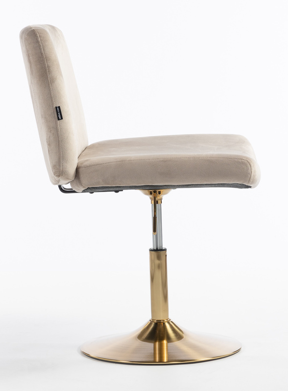 HOKER HR150N LATTE WELUR ZŁOTA PODSTAWA