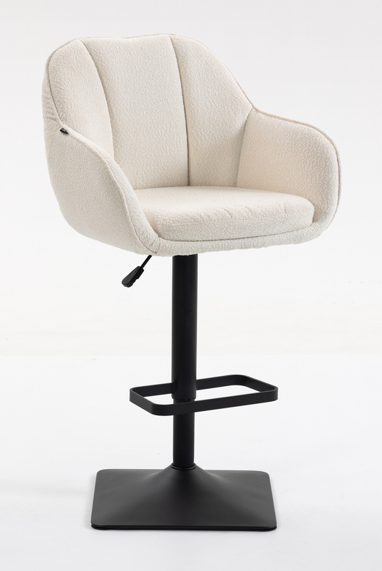 HOKER HR2055KW KREMOWY BARANEK CZARNA PODSTAWA