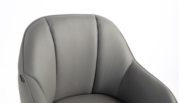 HOKER HR2055K SZARY CHROMOWANA PODSTAWA