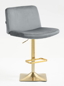 HOKER HR150KW GRAFITOWY WELUR ZŁOTA PODSTAWA