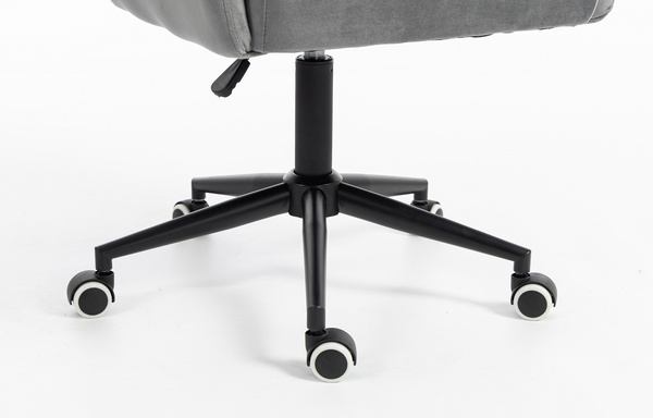 HOKER HR250K GRAFITOWY WELUR  CZARNA PODSTAWA