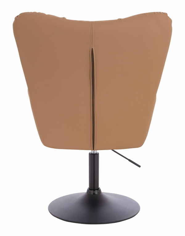 HOKER HR650N KARMELOWY EKOSKÓRA PREMIUM SOFT CZARNA PODSTAWA