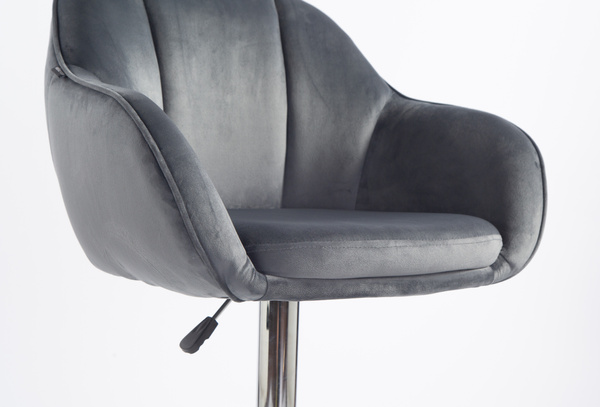 HOKER HR2055W GRAITOWY WELUR CHROMOWANA PODSTAWA