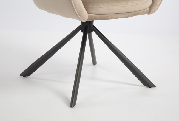 HOKER HR2055 LATTE WELUR CZARNY PAJĄK