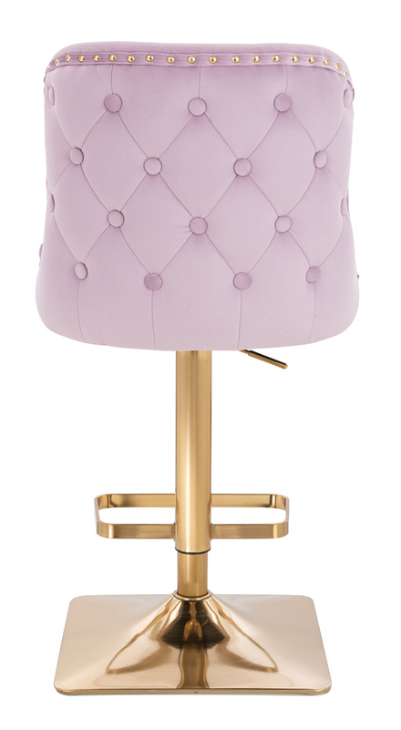 FOTEL HR940KW WRZOSOWY WELUR ZŁOTA PODSTAWA