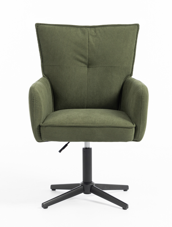 HOKER HR250CROSS ZIELONY SZAŁWIA PREMIUM CORD SZTRUKS CZARNA PODSTAWA