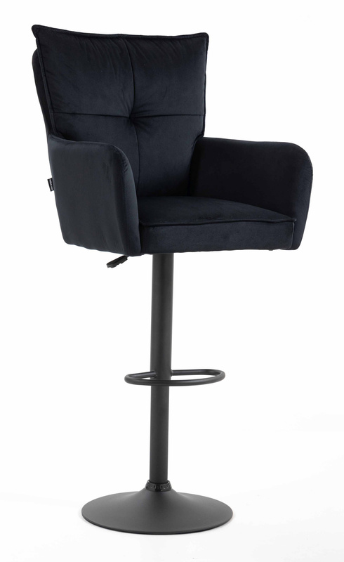 HOKER HR250W CZARNY WELUR CZARNA PODSTAWA