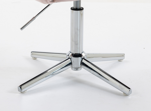 HOKER HR250CROSS PUDROWY RÓŻ WELUR  CHROMOWANA PODSTAWA