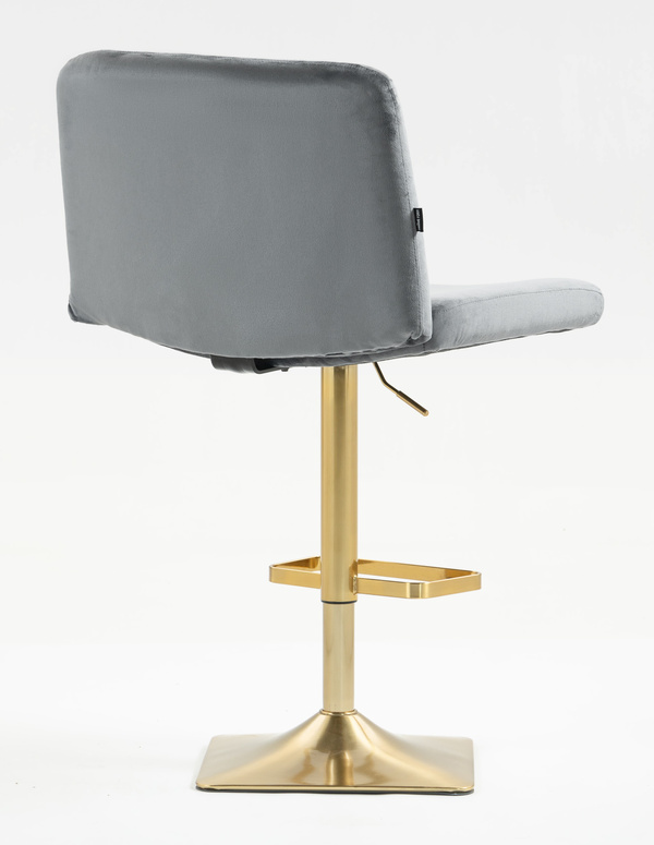 HOKER HR150KW GRAFITOWY WELUR ZŁOTA PODSTAWA