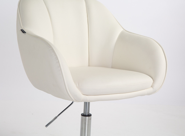 HOKER HR2055N BIAŁY CHROMOWANA PODSTAWA