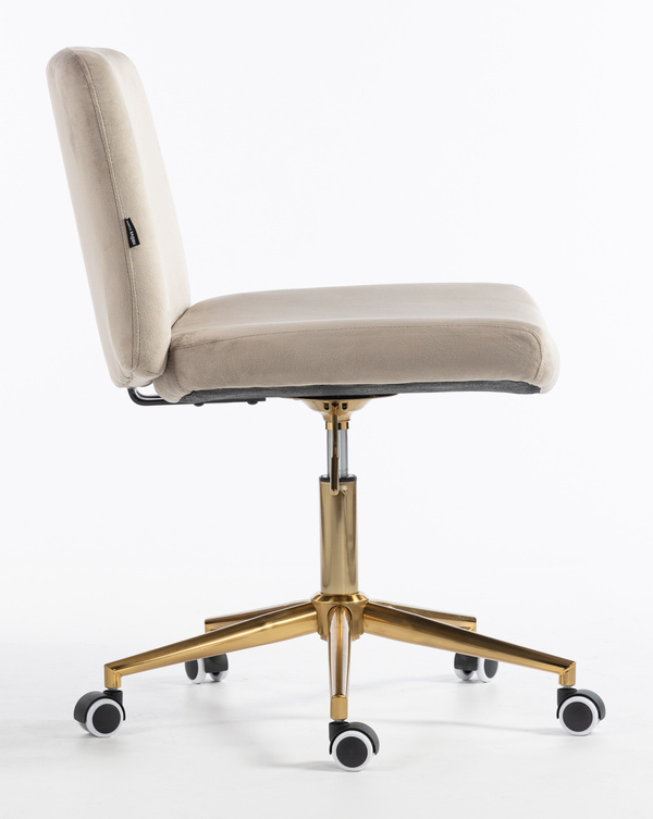 HOKER HR150K LATTE WELUR ZŁOTA PODSTAWA