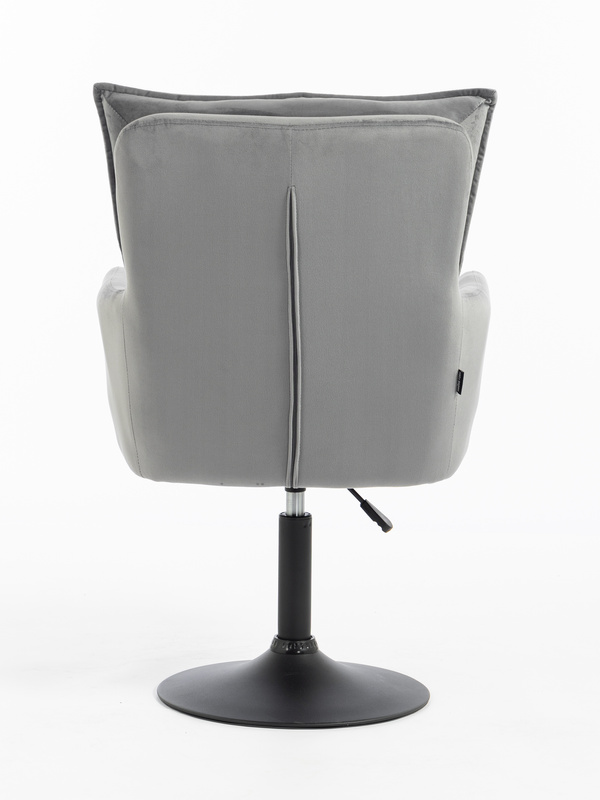 HOKER HR250N GRAFITOWY WELUR  CZARNA PODSTAWA