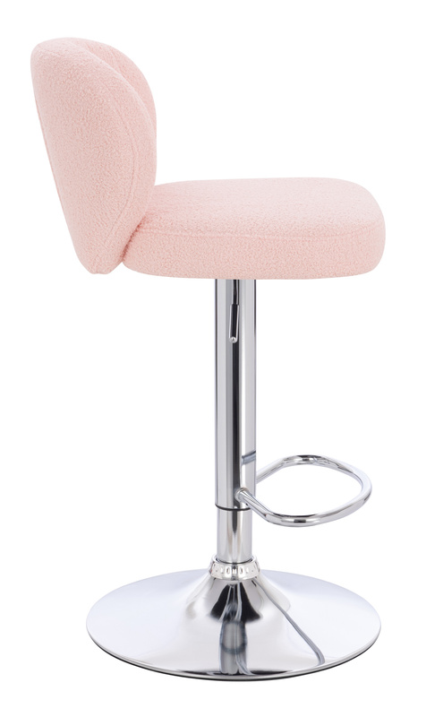 HOKER HR193W PUDROWY RÓŻ BARANEK CHROMOWANA PODSTAWA