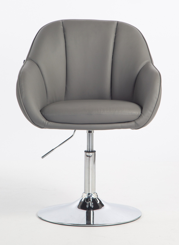 HOKER HR2055N SZARY CHROMOWANA PODSTAWA