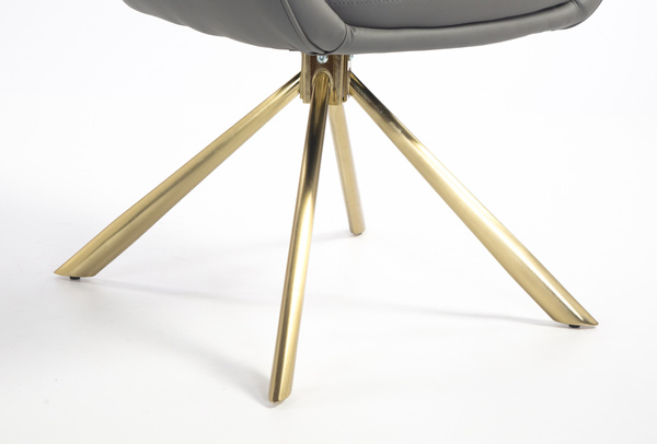 FOTEL HR2055 SZARY CZARNY PAJĄK