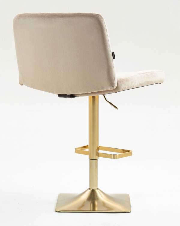 HOKER HR150KW LATTE WELUR ZŁOTA PODSTAWA