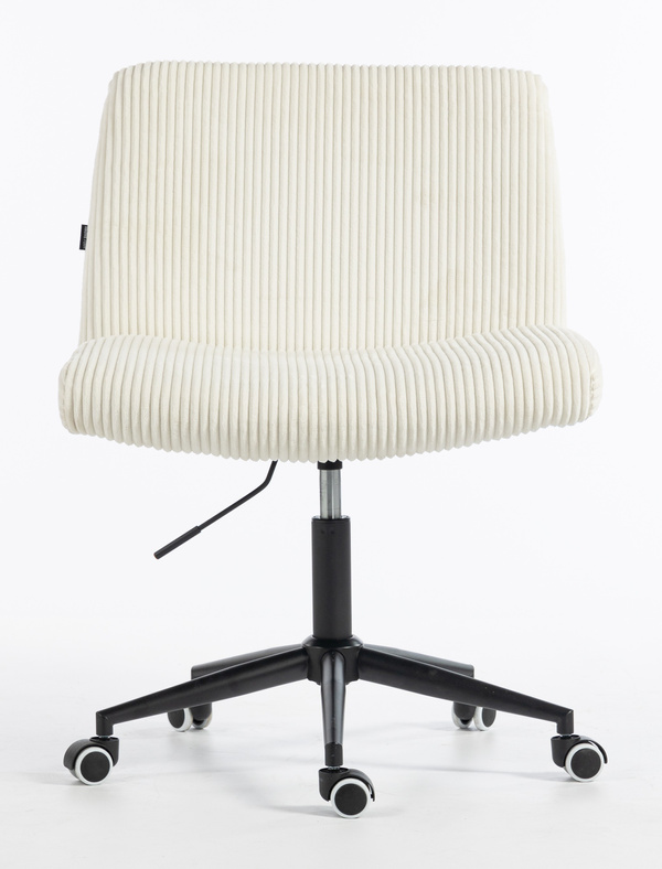 HOKER HR150K BIAŁY SZTRUKS CZARNA PODSTAWA