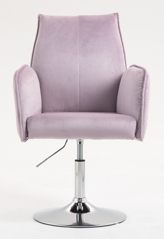 FOTEL HR280N WRZOSOWY WELUR CHROMOWANA PODSTAWA