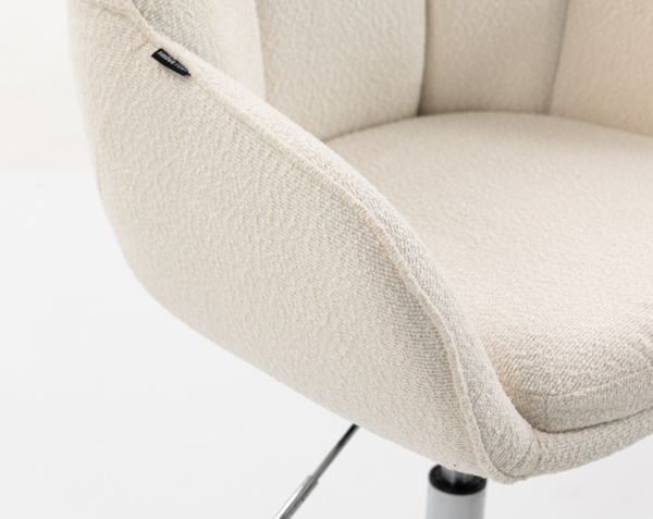 HOKER HR2055N KREMOWY BARANEK CHROMOWANA PODSTAWA