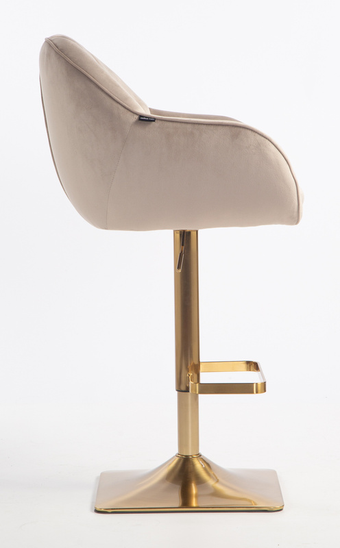 HOKER HR2055KW LATTE WELUR ZŁOTA PODSTAWA