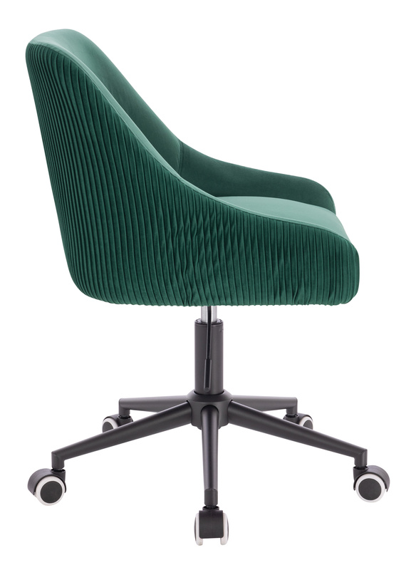 FOTEL HR920K BUTELKOWA ZIELEŃ WELUR CZARNA PODSTAWA