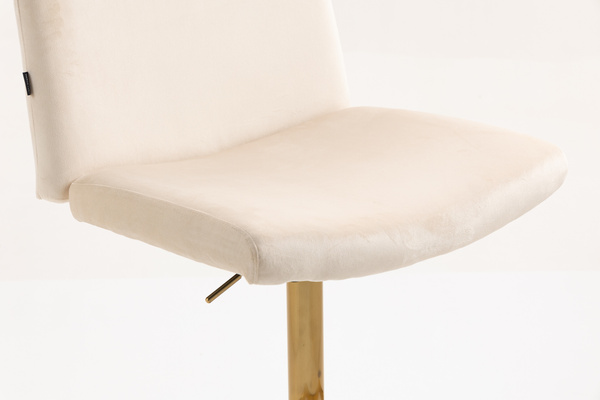 HOKER HR150KW KREMOWY WELUR ZŁOTA PODSTAWA