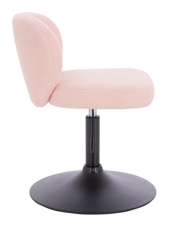 HOKER HR193N PUDROWY RÓŻ BARANEK CZARNA PODSTAWA