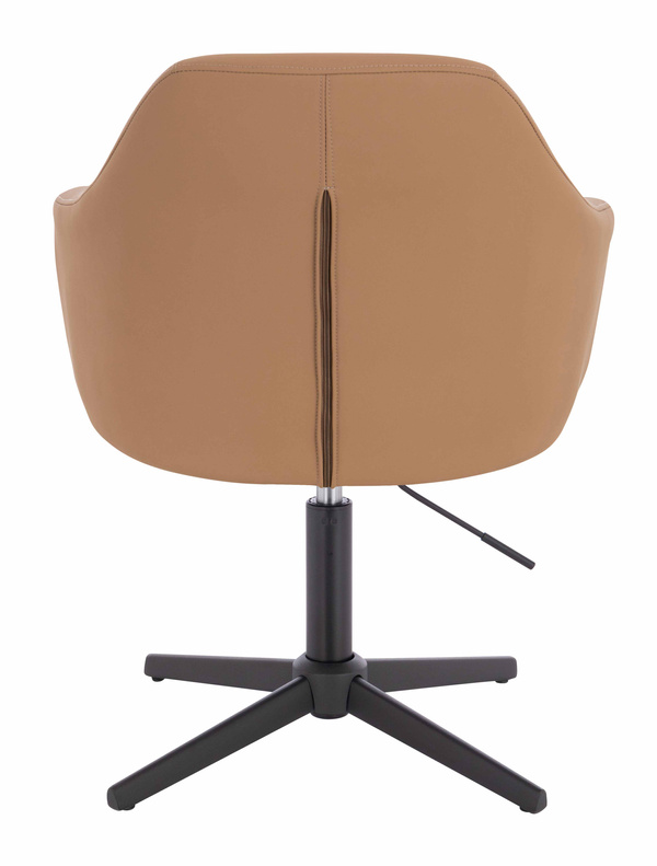 HOKER HR831CROSS KARMELOWY EKOSKÓRA PREMIUM SOFT CZARNA PODSTAWA