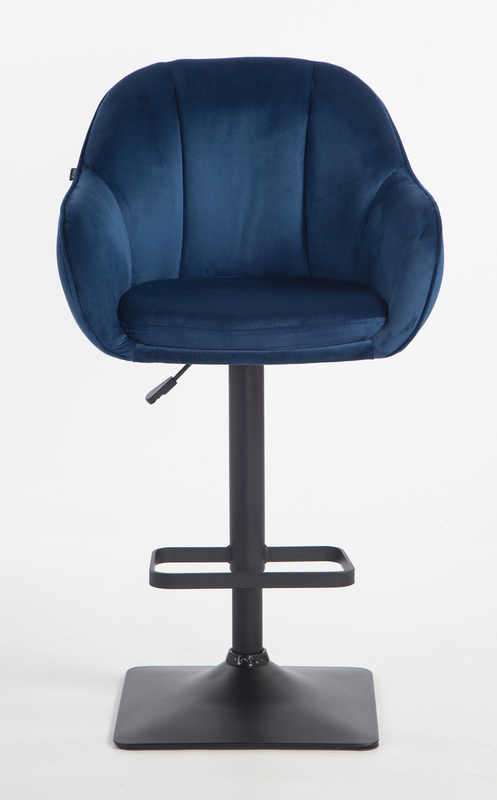 HOKER HR2055KW CIEMNE MORZE WELUR CZARNA PODSTAWA