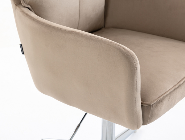 HOKER HR250CROSS LATTE WELUR  CHROMOWANA PODSTAWA