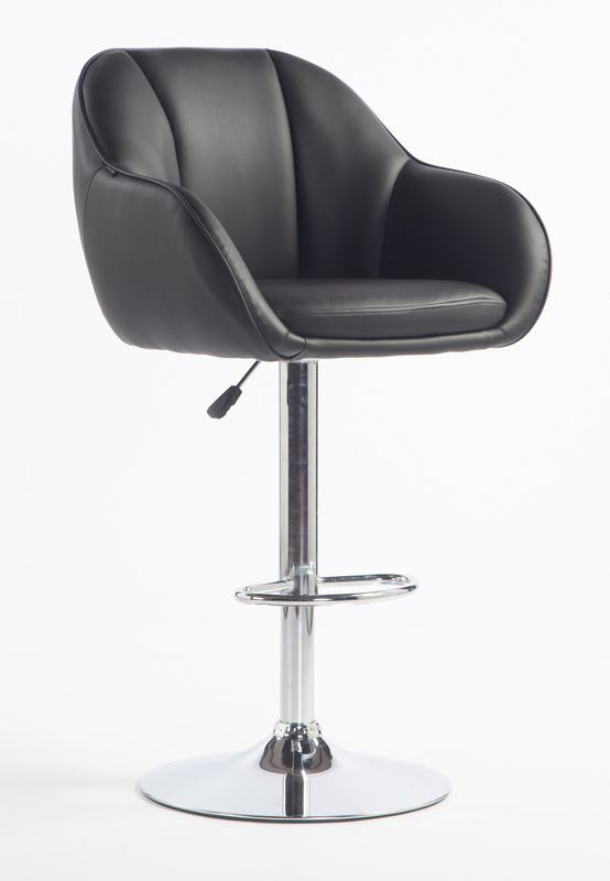 HOKER HR2055W CZARNY CHROMOWANA PODSTAWA