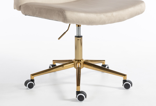 HOKER HR150K LATTE WELUR ZŁOTA PODSTAWA