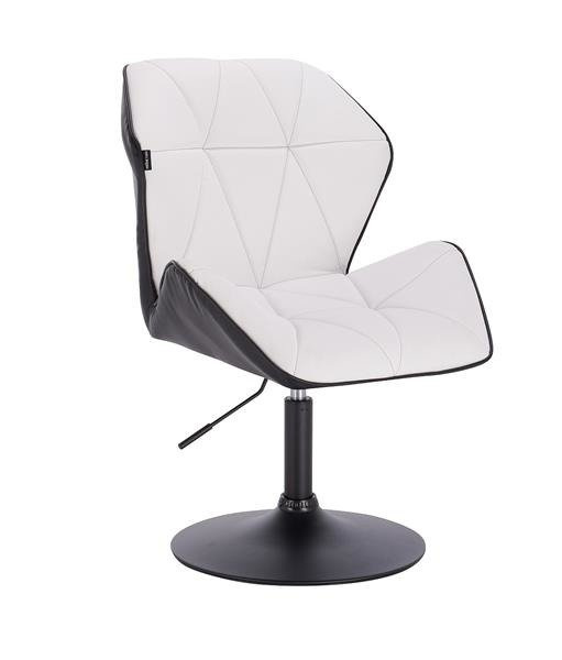 HOKER HR212 BIAŁO-CZARNY CZARNA PODSTAWA