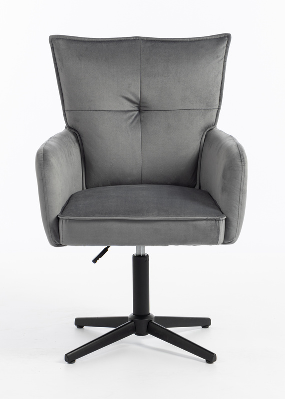 HOKER HR250CROSS GRAFITOWY WELUR  CZARNA PODSTAWA