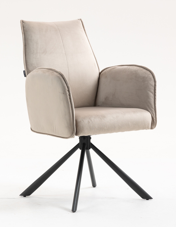 HOKER HR280 LATTE WELUR CZARNY PAJĄK