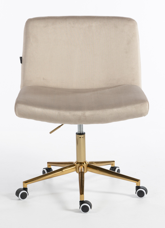 HOKER HR150K LATTE WELUR ZŁOTA PODSTAWA