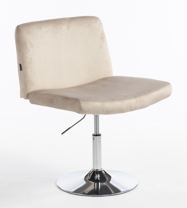 HOKER HR150N LATTE WELUR CHROMOWANA PODSTAWA