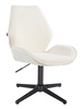 FOTEL HR350CROSS KREMOWY BARANEK CZARNA PODSTAWA