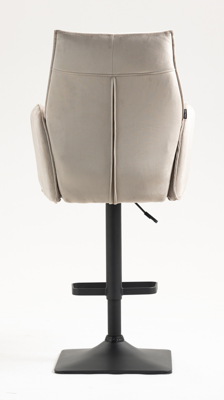 FOTEL HR280KW LATTE WELUR CZARNA PODSTAWA