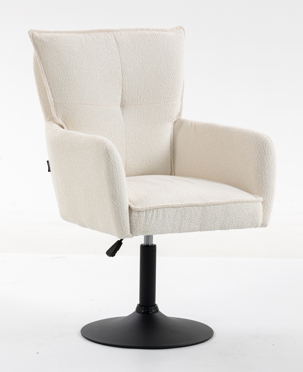 HOKER HR250N KREMOWY BARANEK CZARNA PODSTAWA