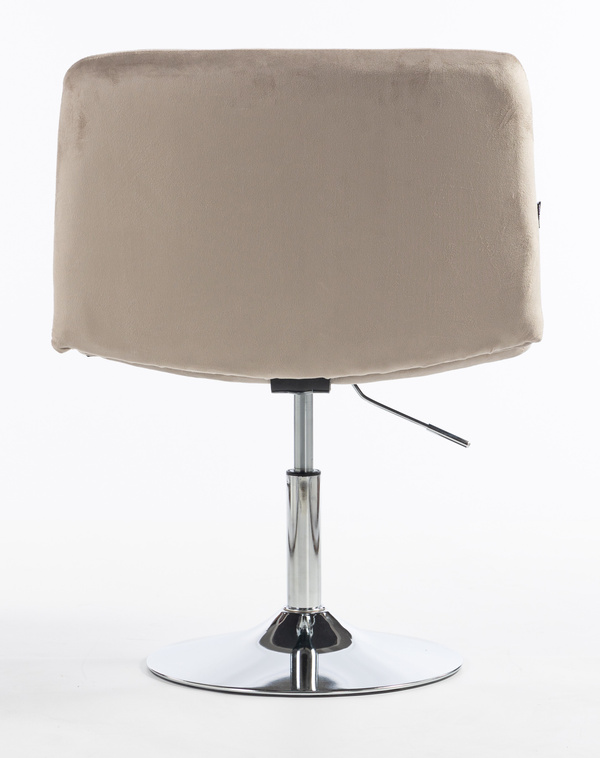 HOKER HR150N LATTE WELUR CHROMOWANA PODSTAWA