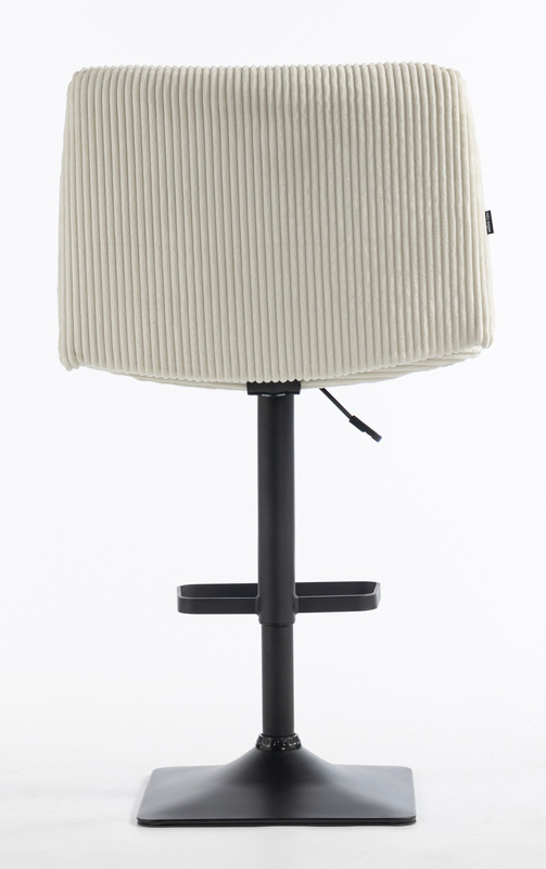 HOKER HR150KW BIAŁY SZTRUKS CZARNA PODSTAWA