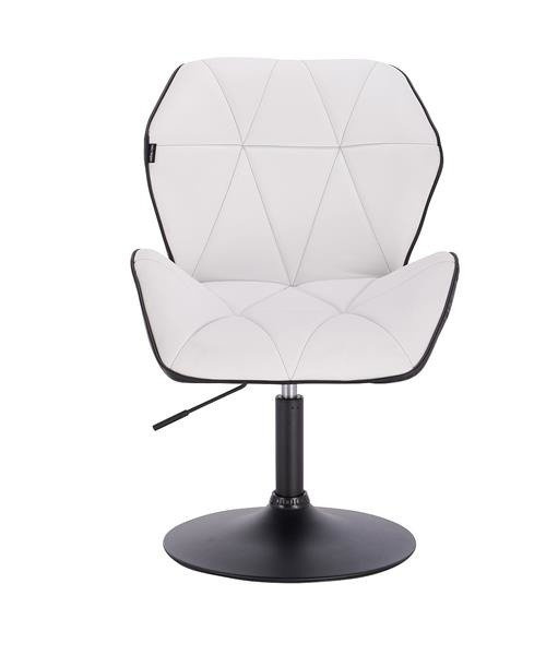 HOKER HR212 BIAŁO-CZARNY CZARNA PODSTAWA