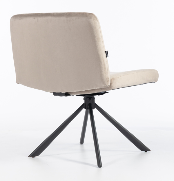 HOKER HR150 PAJĄK LATTE WELUR CZARNA PODSTAWA