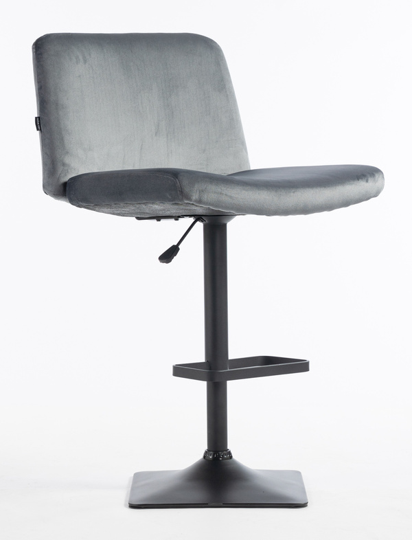 HOKER HR150KW GRAFITOWY WELUR CZARNA PODSTAWA