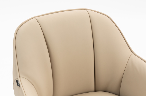 HOKER HR2055W KREMOWY CHROMOWANA PODSTAWA