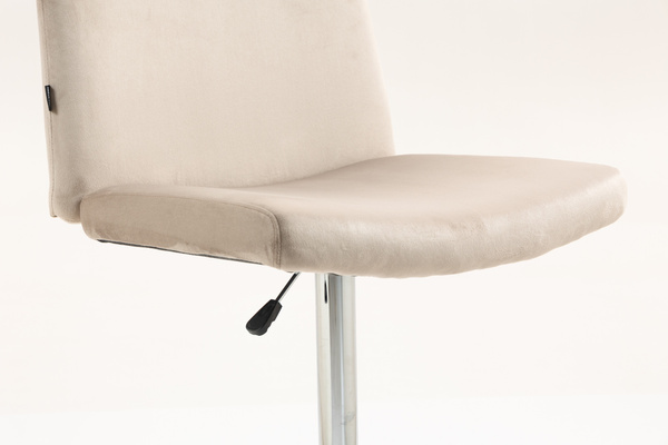 HOKER HR150W LATTE WELUR CHROMOWANA PODSTAWA