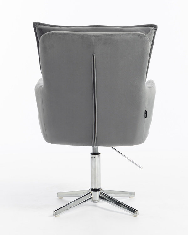 HOKER HR250CROSS GRAFITOWY WELUR  CHROMOWANA PODSTAWA