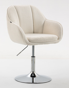 HOKER HR2055N KREMOWY BARANEK CHROMOWANA PODSTAWA