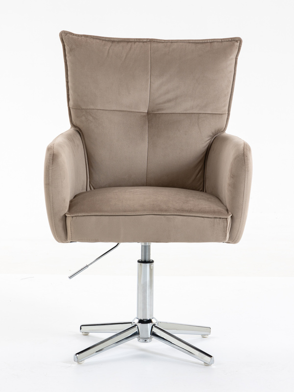 HOKER HR250CROSS LATTE WELUR  CHROMOWANA PODSTAWA